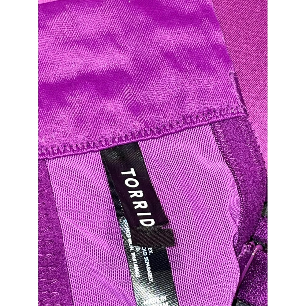 Torrid‎ Purple Lace Padded Underwire Full Coverage Bra Plus Sz 44D - Picture 3 of 8